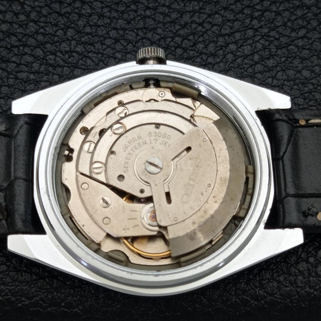 AUTOMATIC SEIKO 5 JAPAN MENS 6309A REFURBISHED GREEN COLOR DIAL WATCH a440310-4 Sk-a440310