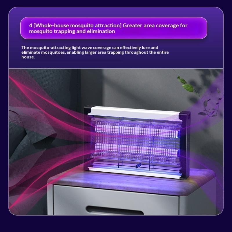 Mosquito Killer Lamp Energy Saving UV Insect Fly Trap BPA Free for Home Restaurant Hotel Indoor Pest Control