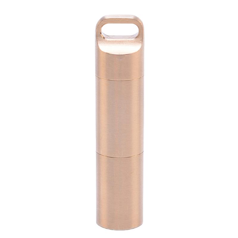 Waterproofed Outdoor Storage Container Double Opening Medicine Dry Bottles for Outdoor Hiking and Home Use