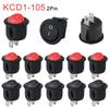 5/20pcs 12V Round Rocker Switch ON/OFF 2 Pin SPST Camper Van Caravan Motorhome 20MM Circle Toggle Switch