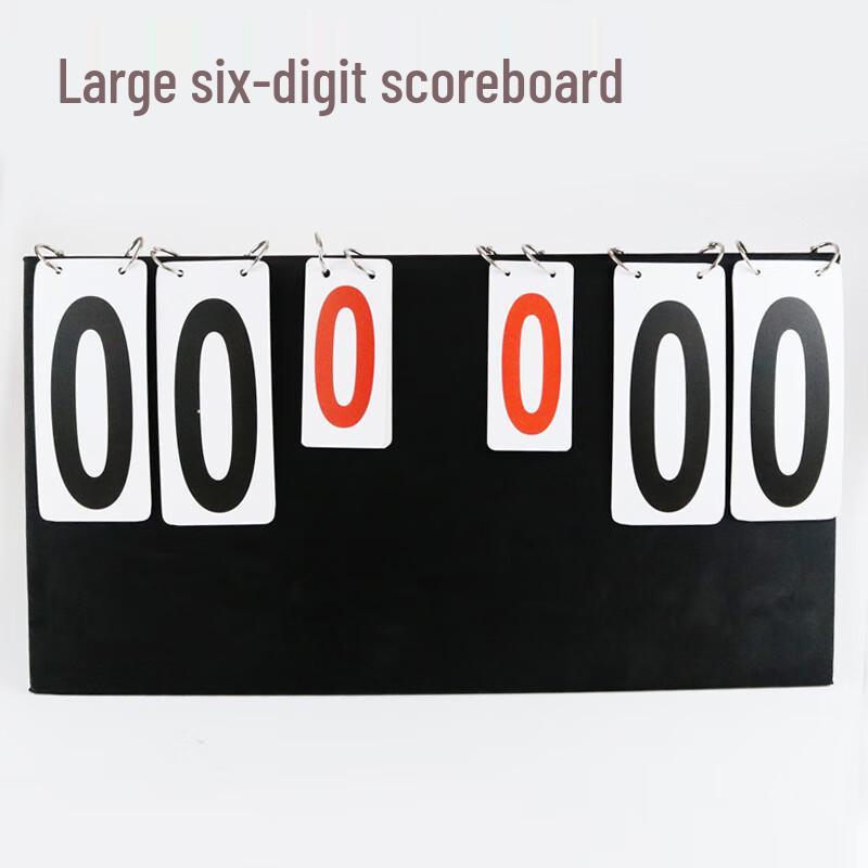 

Yongying 6-Digit Multi-Sport Manual Scoreboard CN plug (adapter included)