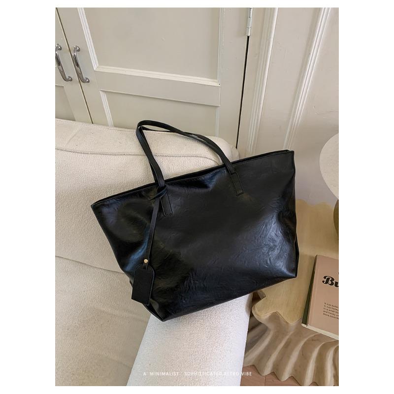 Borsa Retro di Grande Capacità, Borsa Tote di Alta Gamma, Raffinata Borsa a Spalla Singola