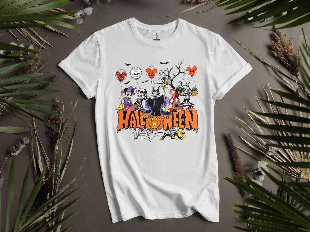 

Halloween Mickey s Friends Party T-shirt T shirt Men Women Unisex Tshirt K938 L