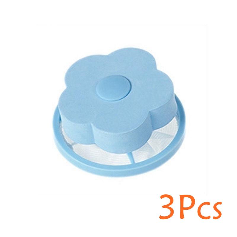 1/3 Pcs Hair Removal Catcher Filter Mesh Cleaning Balls Bag Dirty Fiber Collector Filter for Washing Machine Filter Laundry Balls Discs