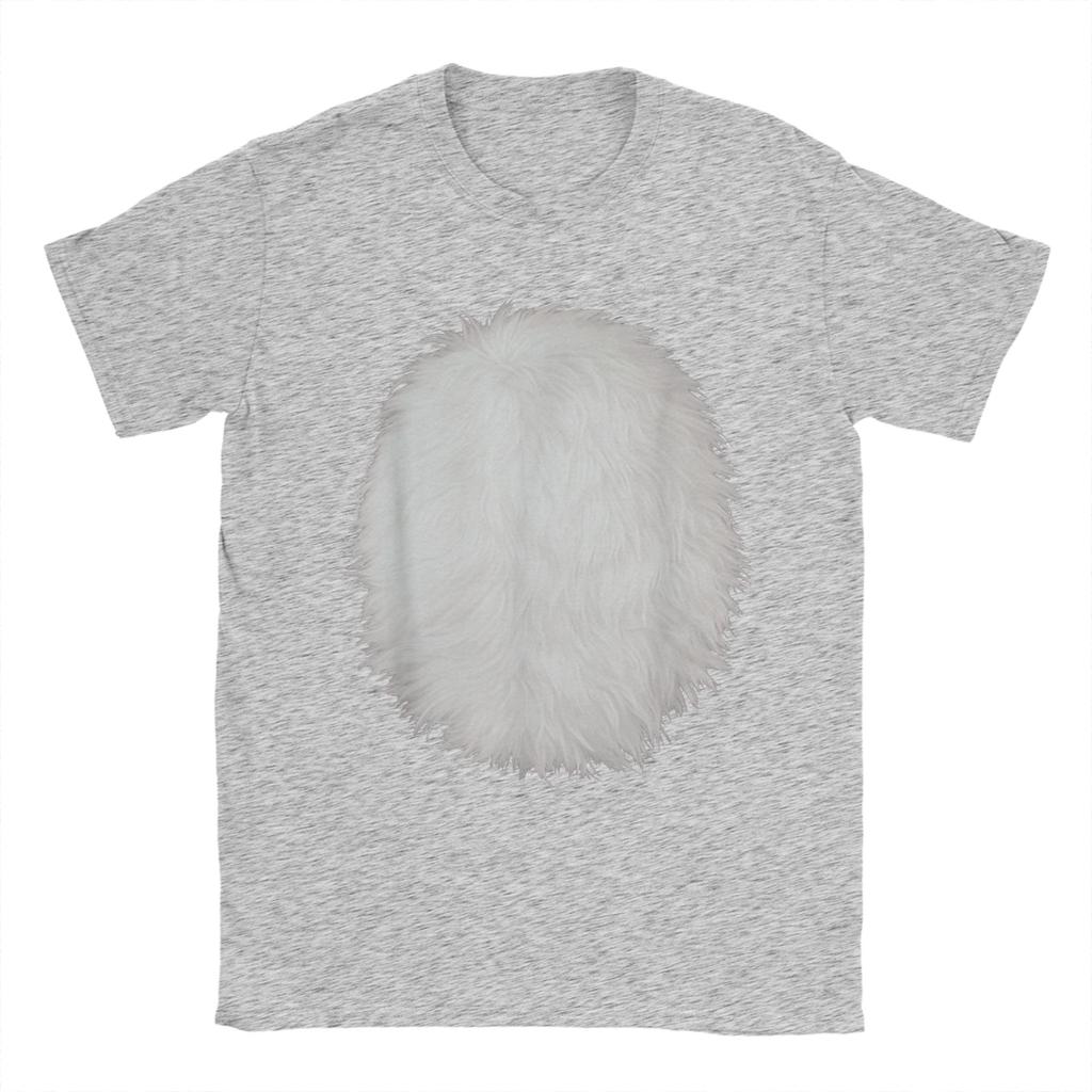 White Belly Costume DIY Cosplay Panda Bear Cat Skunk Deer Cotton T Shirt For Men Summer T Shirts O Neck Tees Wholesale Tops