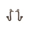 Musical Charms Multi Color Alloy Guitar Pendants For Music Themed Jewelry Making