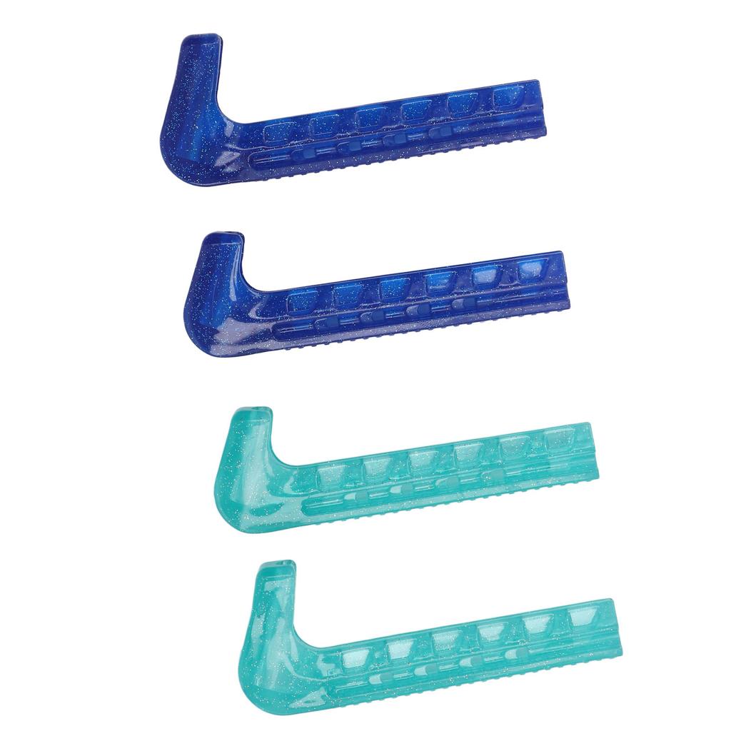 Ice Skate Guard Double Color Hard Plastic Cuttable Ice Skate Blade Cover for   Skate