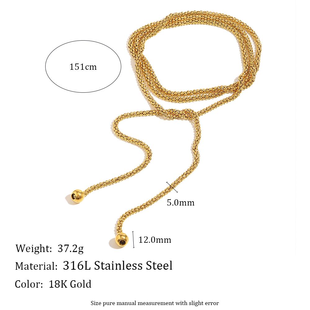 Новое Креативное Многослойное Квадратное Жемчужное Ожерелье С Покрытием Из Нержавеющей Стали 18K Золотом Женское Вечернее Заявление Украшение