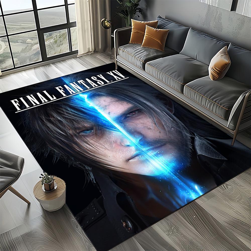 New Style Final Fantasy Games Cloud Tifa Aerith Carpet Rug for Living Room Bedroom Home Sofa,Kids Play Non-slip Floor Mat