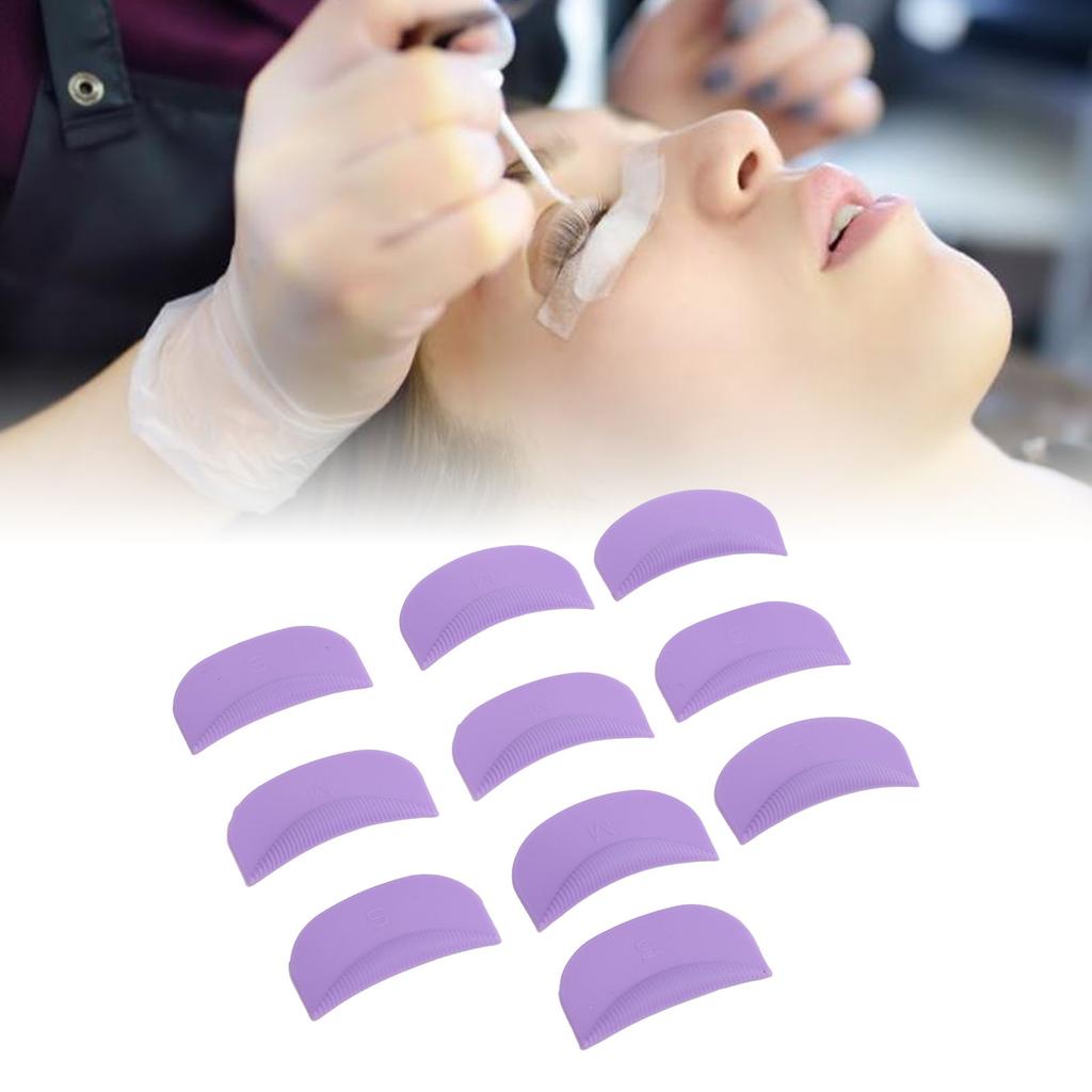 15 Pair Silicone Eyelash Pads Reusable 3 Sizes Lash Perm Lash Lift Rods Eyelash Perming Curler Lash