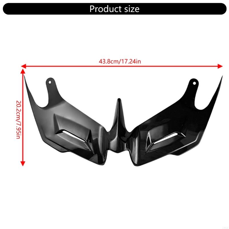 28GC Racing Motorcycle Front Cowling With Aerodynamic Wing For YZF R25 Impact Resistant ABS Material Crash