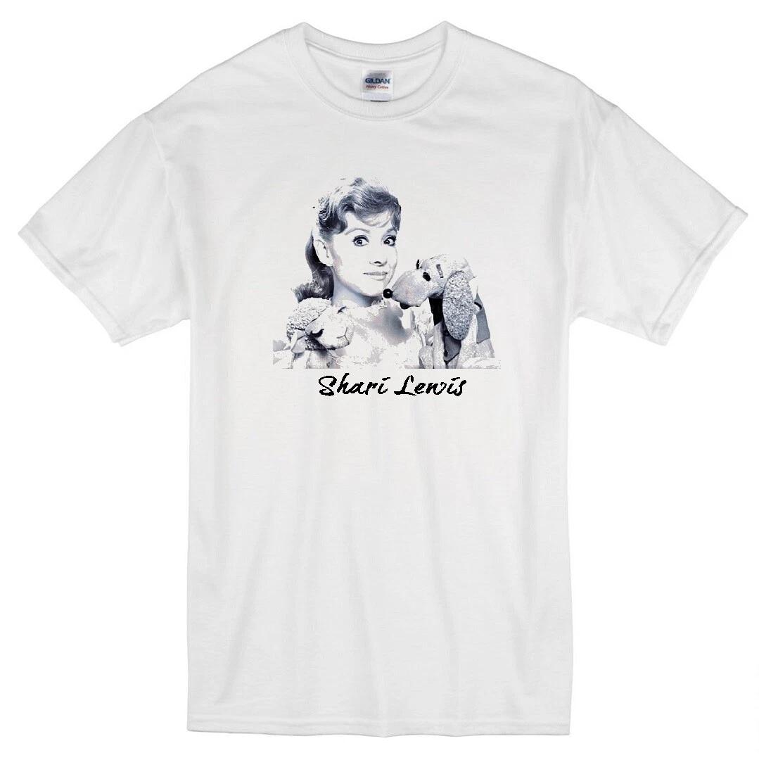 

SHARI LEWIS LAMB CHOP HUSH PUPPY PUPPETEER VENTRILOQUIST TV WHITE T-shirt 2XL