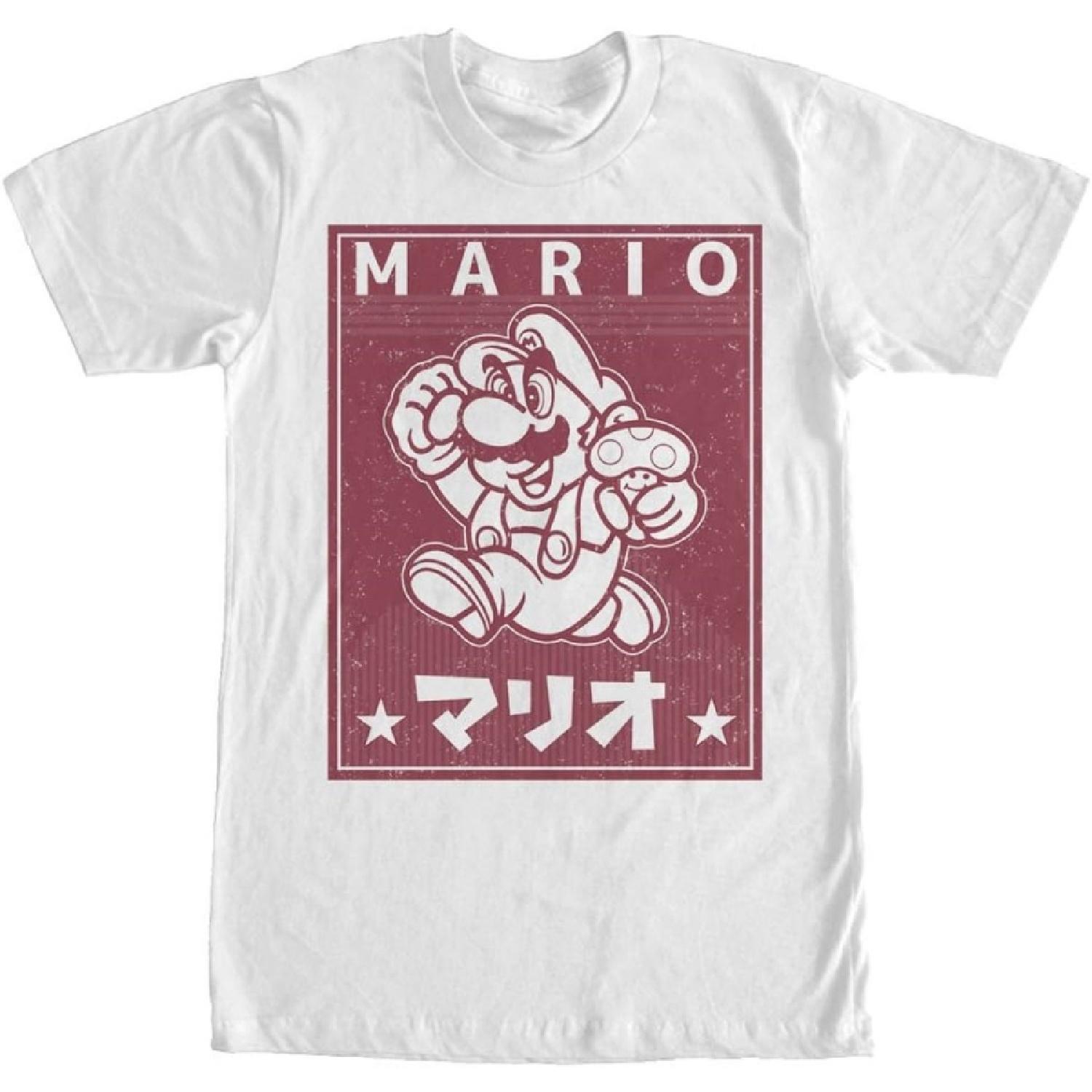 Мужская футболка Nintendo с иероглифом Марио S