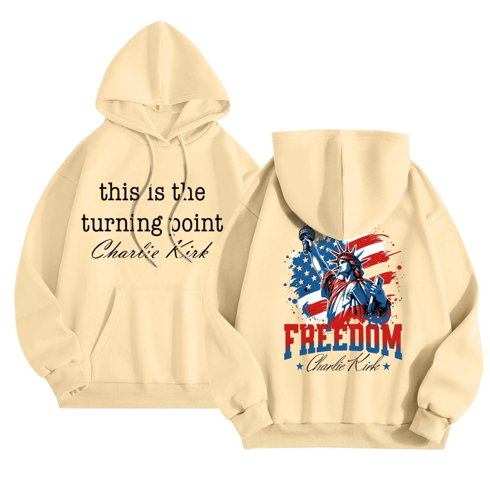 

Женские толстовки, осенняя мода, свитшоты с принтом, повседневная толстовка с длинным рукавом, свободная толстовка, осенняя толстовка L бежевый