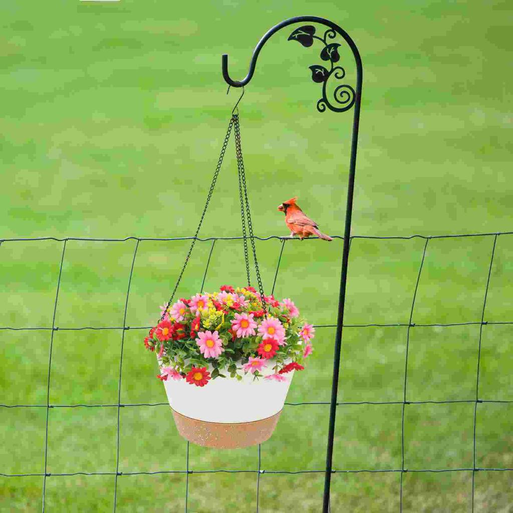 Hanging Orchid Flower Pot Balcony Plant Holder Plastic Container Outdoor Succulent Suspended Flowerpot Lovely