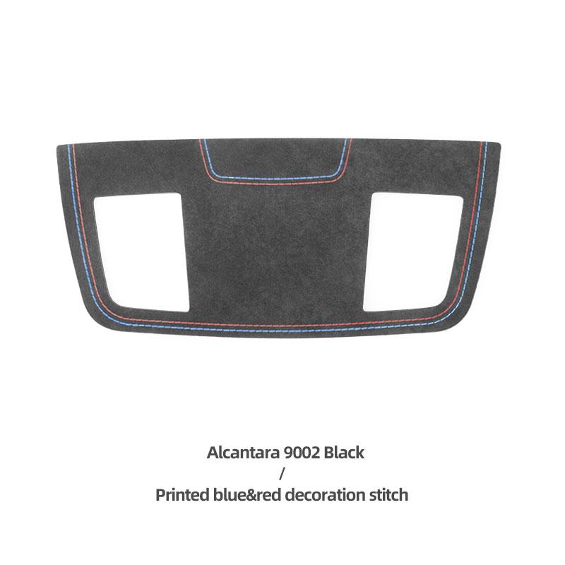 For BMW E90 E92 E93 Made of Alcantara/Carbon Fiber Leather Dashboard Air Vent Outlet Panel Trim Sticker Car Interior Accessories