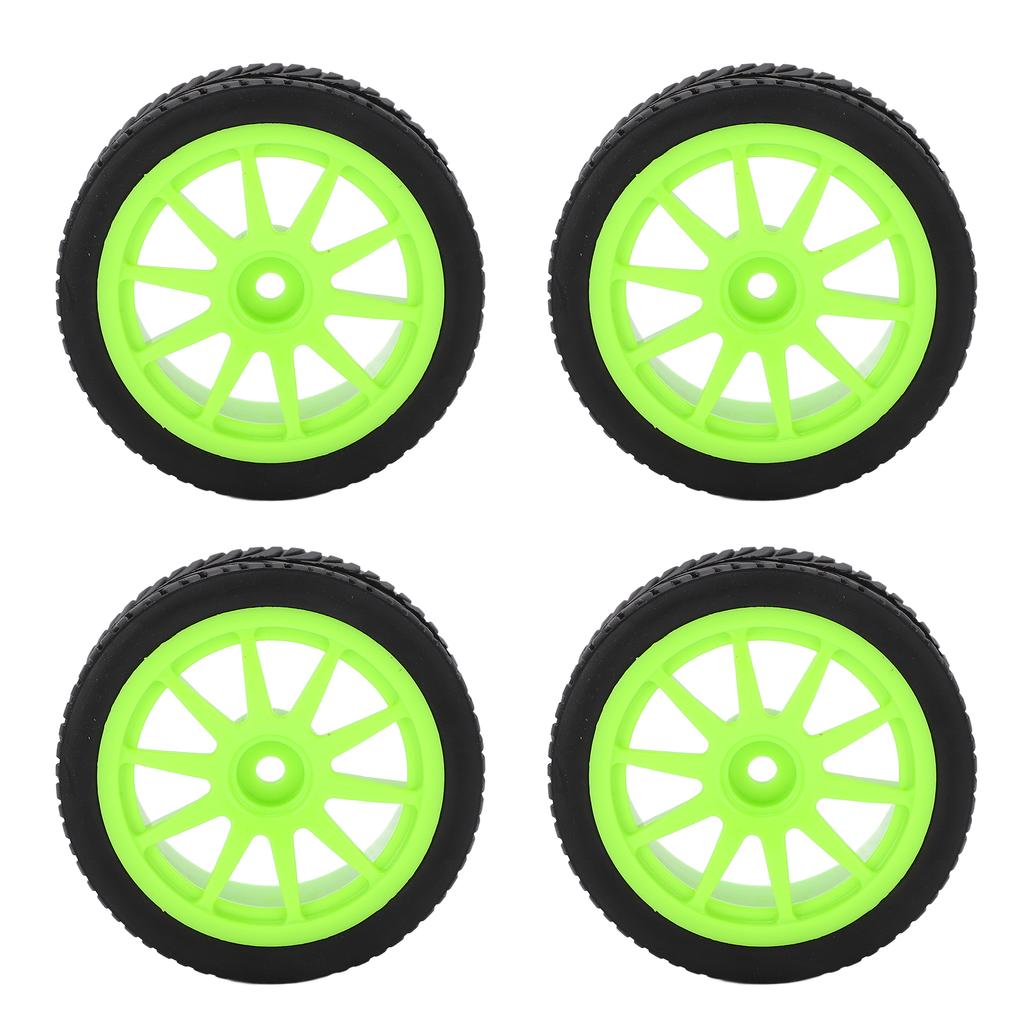 4Pcs RC Rubber Tires 65mm Car Tyres Wheels Strong Friction for WLToys 144001 RC 114 Off Road