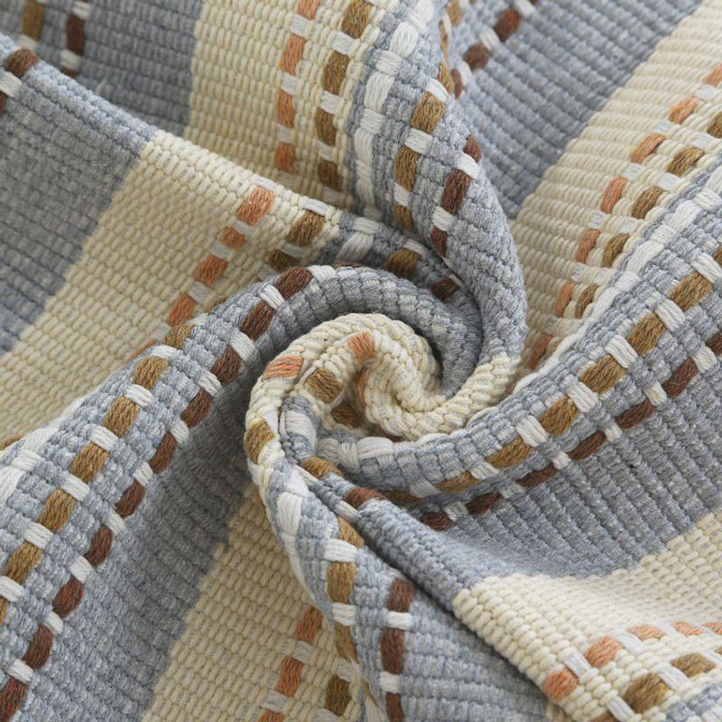 

All Year Round Neutral Non Slip Old Coarse Cotton Linen Sofa Cushion Minimalist Modern Carpet Window Cushion Machine Washable Anti-Static Light gray 45*45cm (custom shoot this)