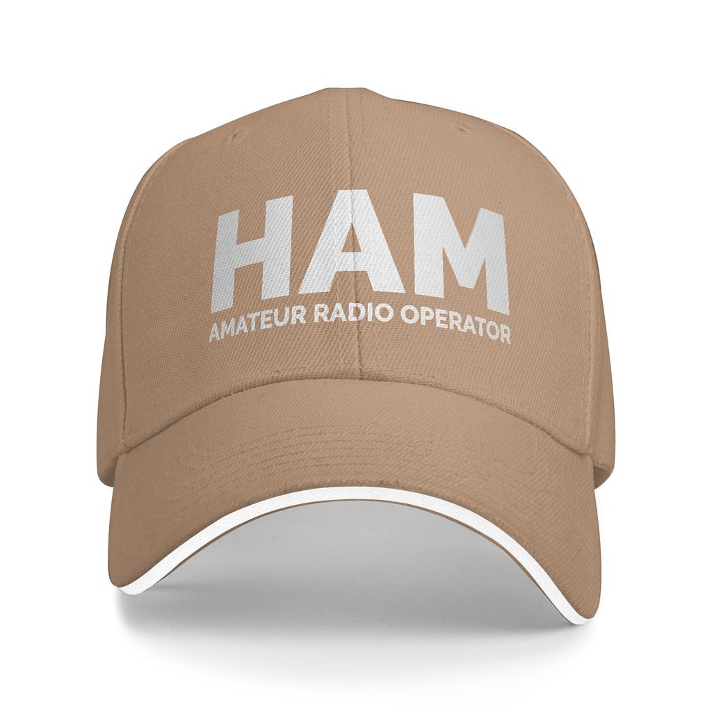 Amateur Ham Radio Baseball Cap  Y2k Funny Men Women Hip Hop Hats Sun-Proof Custom Logo Hiking Fishing  Caps Birthday Gift