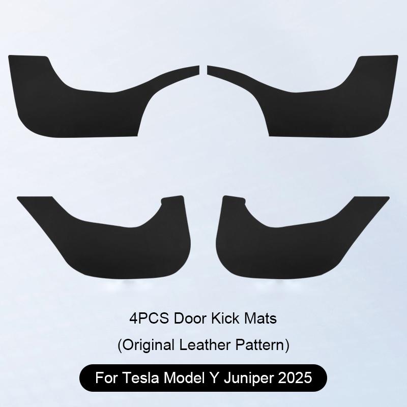 For Tesla Model Y/3 2021-2025 Door Anti-kick Sticker Model Y Juniper Soil-proof Mat Side Door Anti-scratch Protective Stickers