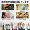 ARTIFY Acrylic Paint Brush Professional Detail Brush Set with Canvas-Wrapped Case, 41 Brushes for Acrylic, Oil Paint, Watercolor, and Gouache (Long Ha
