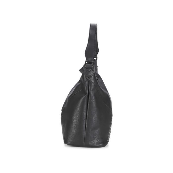 Sac Bandoulière - Thierry Mugler - Follie 1 - Noir - Synthétique - 34x38x17cm
