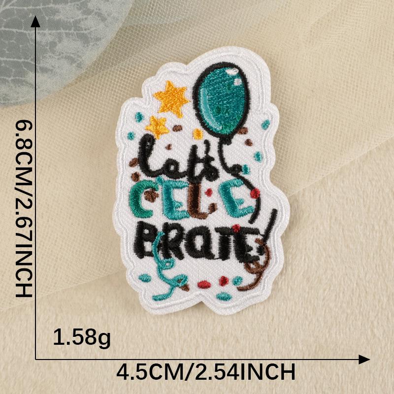 Original Cartoon Smiley Face Embroidery Patch for Clothing and Hats
