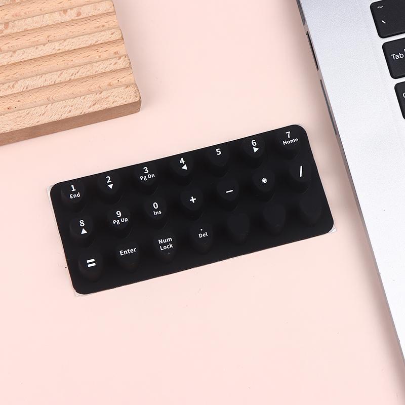 

New 70/21pcs Raised Adhesive Keyboard Stickers For Long Nail Art Keyboard Bubbles Self-for Long Nails Silicone Typing Keycaps