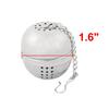 Uxcell Stainless Steel Tea Strainers, Ball Tea Strainers, Household Use, Egg-Shaped, Condiment Strainer, Tea Leaf Strainer, 4cm Diameter, Pack of 5