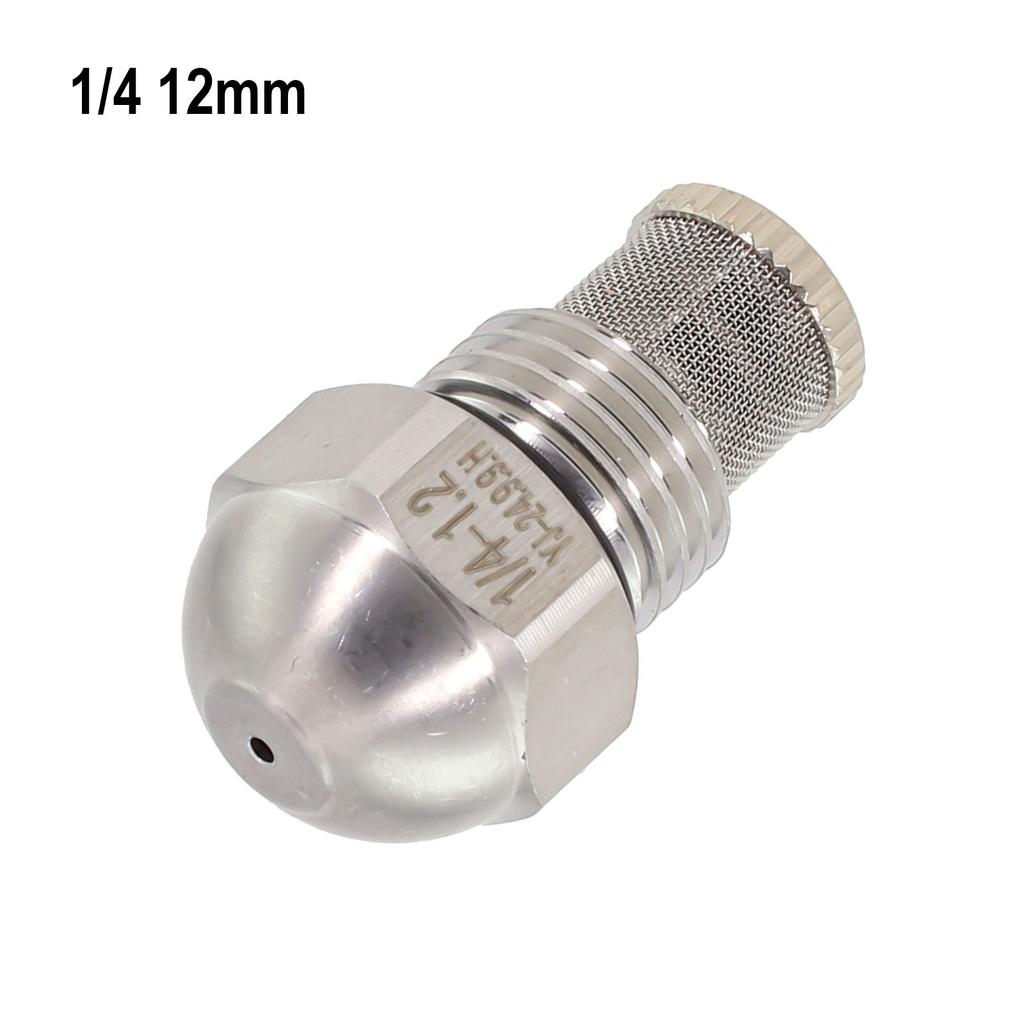 1/4 BSPT Thread Mist Nozzle Stainless Steel with 0 3 1 5mm Orifice Diameter for Dust Cooling and Fog Test Uses