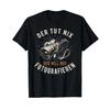 T Shirt With Gerunisex Text Der Tut Nix Will Nur Fotoen Vintage Slightly Stylish Comfortable Top For Everyday Wear