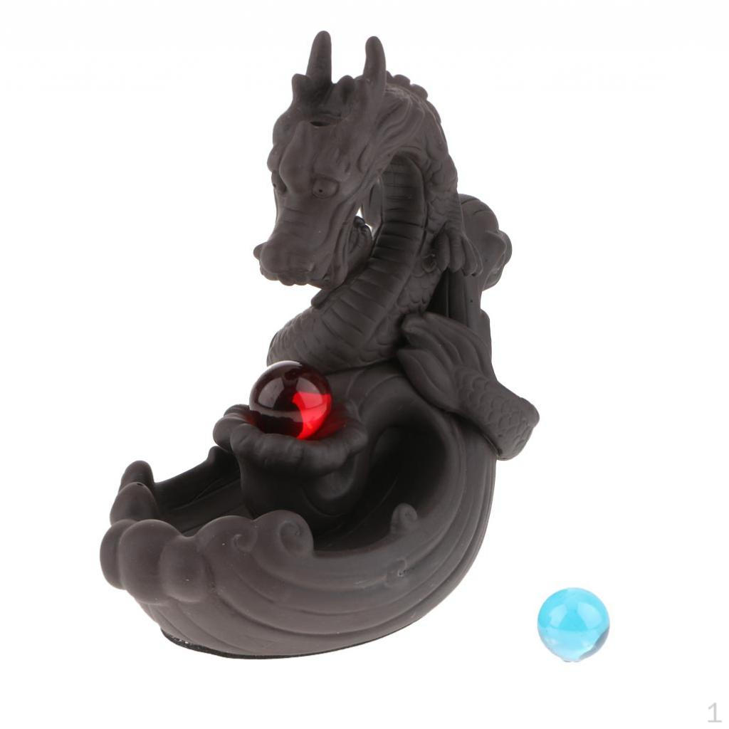 

Exquisite Ceramic Flow Burner Cone Censer Stick Holder Room Decoration