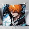 1Pc Kurosaki Ichigo Anime Bleach Pillow Case Square Pillow Bedroom Sofa Leisure Comfort Cushionliving Room Home Decoration 40X40