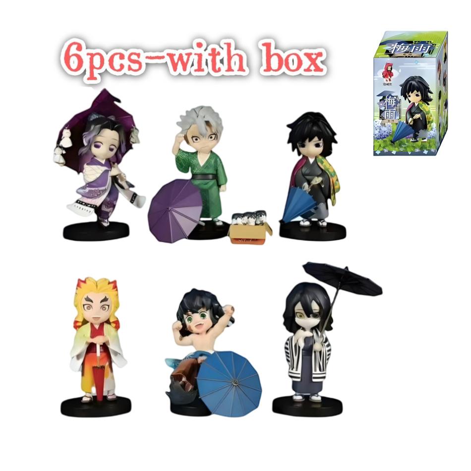 Demon Slayer Tanjiro Kamado Nezuko anime cartoon figure blind box creative statue model ornament surprise gift box