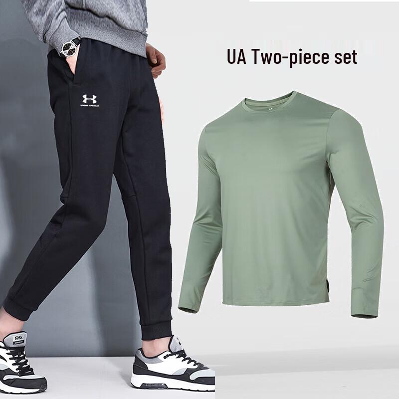 Under Armour Men s Long Sleeve T-Shirt & Track Pants Set M