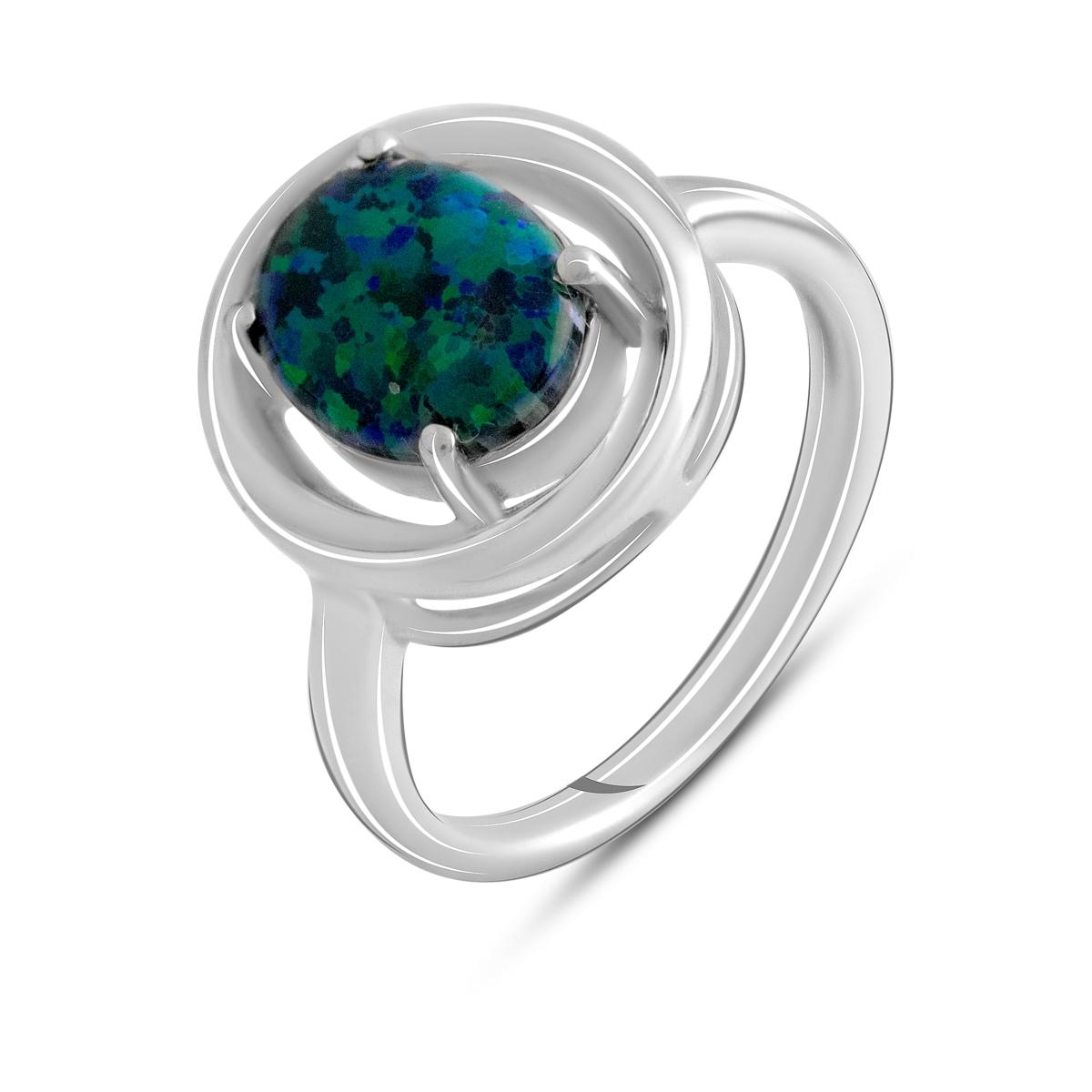 

Срібна каблучка з опалом 1.003ct (2125501) 17.5