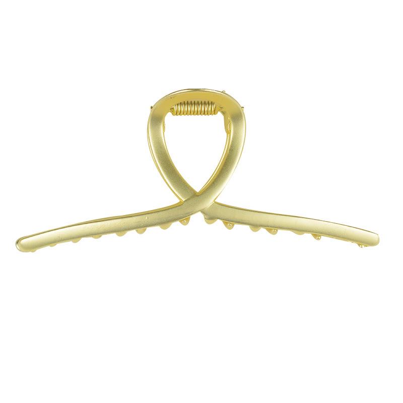 Elegant Korean Shark Metal Hairpin Clip for Stylish Hair