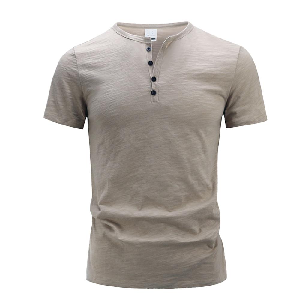 King Billion Herren T-Shirt mit Rundhalsausschnitt und Rundhalsausschnitt, Baumwolle, kurzärmelig, einfarbig, Sommerkleidung, lässig, normale Passform, Tops, T-Shirts für Männer