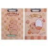 File Storage A4 Board Clip Folder Aesthetic Writing Clipboard Capybara File Folder  School Office