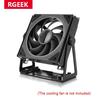 Adjustable Automotive Fan Mount Corrosion Resistant Metal Bracket 360 Degree Rotation Easy Installation Car Cooling Accessory