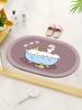 Bathroom Floor Mat Diatomaceous Earth Absorbent Soft Mat Non-Slip Foot Mat for Bathroom Entrance Quick-Drying Toilet Carpet for Home Use
