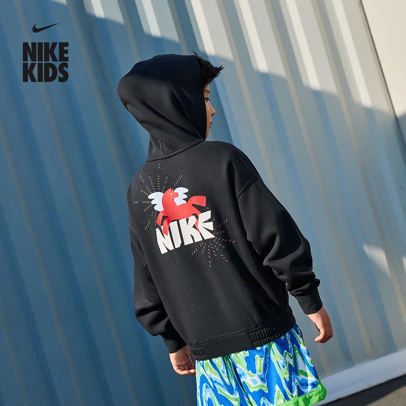 Nike Youth Horse Year Limited Edition Fleece Hooded Sweatshirt 155 L