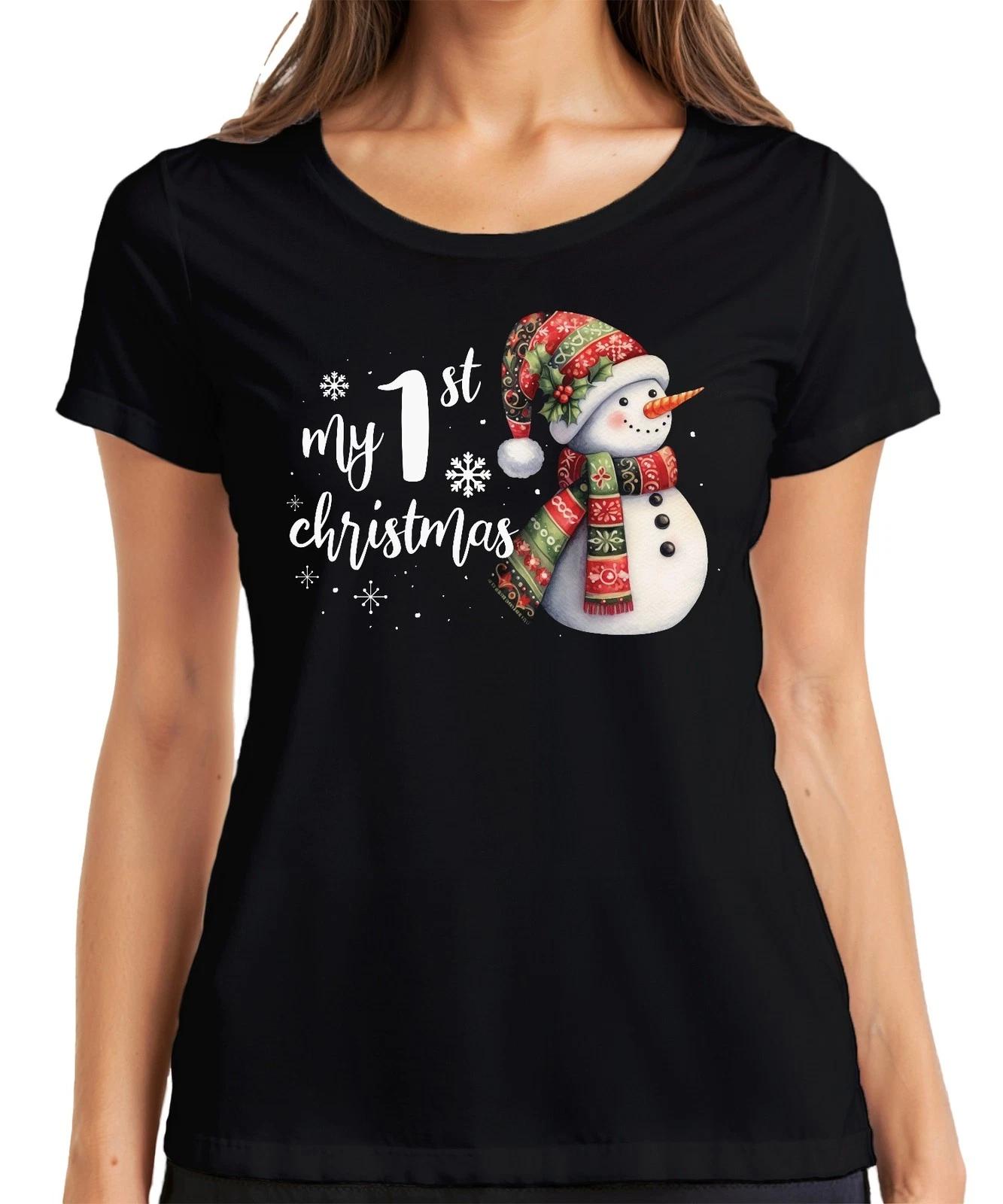 My 1st christmas erste Weihnachten - Weihnachtsgeschenk Christmas Damen T-Shirt S
