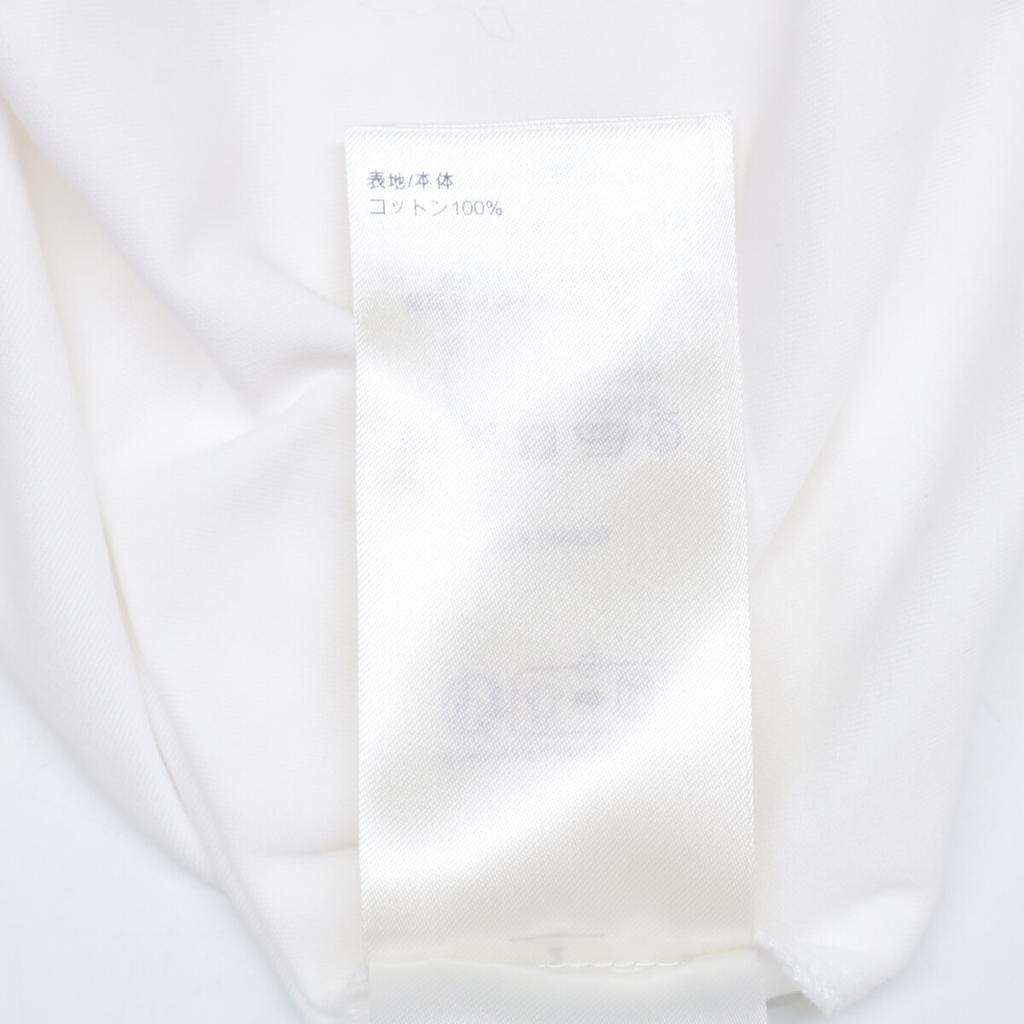 Louis Vuitton [Excellent Condition/Domestically Authorized/Made In 2014] RW242WW UOL FRTS59 Flocked LV Short Sleeve T-Shirt Tops S whiteUsed