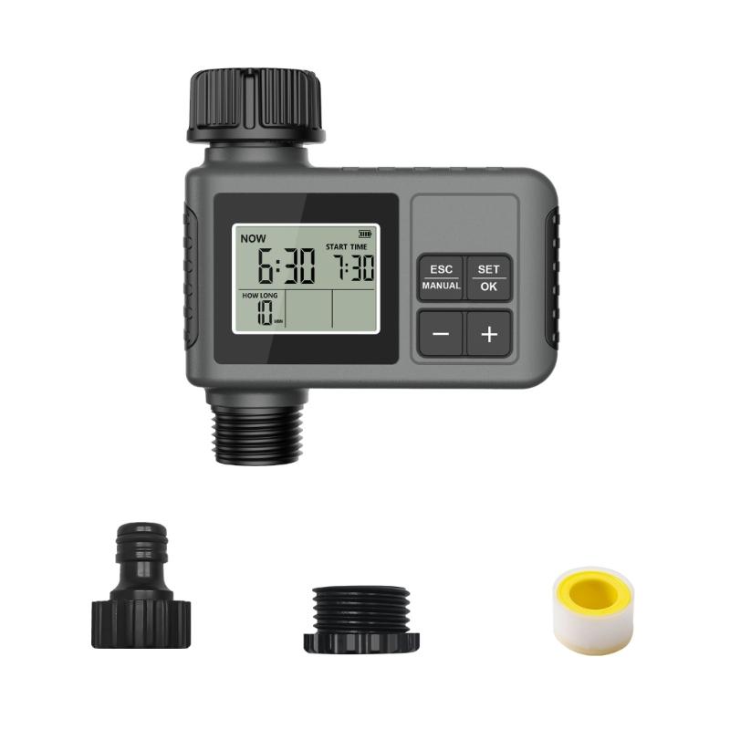 

Automatic Sprinkler Timer With Rain Delay Function Adjustable Watering Schedule Energy Efficient For Lawns Patios 1