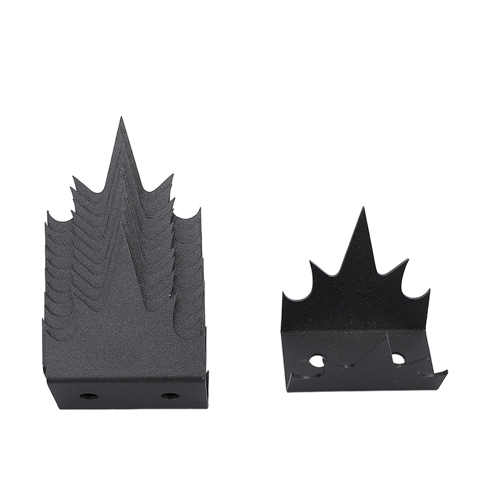 

12pcs Security Fence Spikes Iron Anti Intrusion Two Layers of Anti Rust Coating Anti Thief Fence Spikes for Home