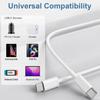 Type USB C To C Fast Charging Cable 1M/3FT 2M/6FT and 3M/10FT for Android Smart Phone IPhone 15 16 and Tablet PC