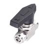 Straight In Ball Valve 304 Stainless Steel Quick Twisting Ball Valve for Water Air Pipe(8 X 6mm )