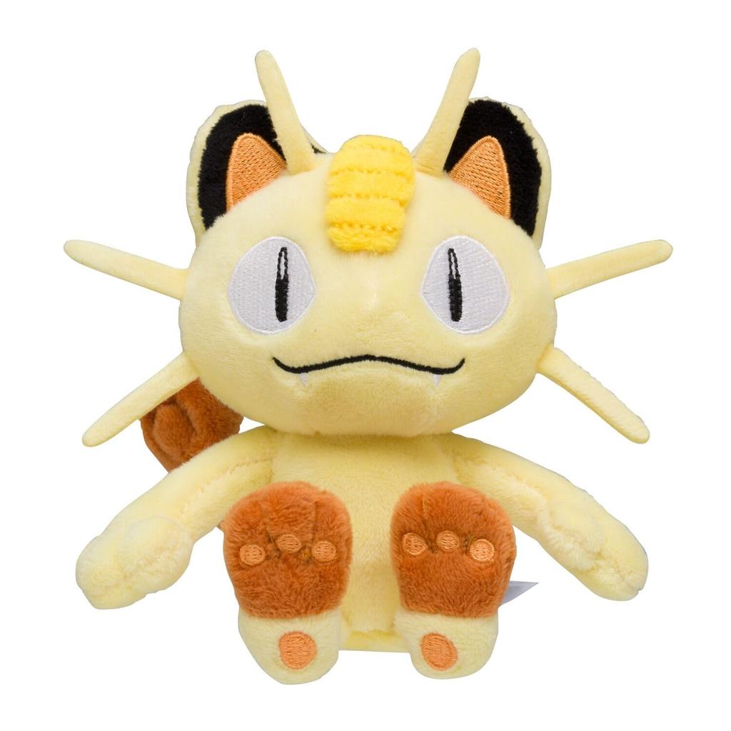 Pokémon Center Original Plush Toy Pokémon fit Meowth 13 x 12.5 x 7 (H x W x D: cm)