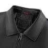 Qipai Men's Sheepskin Lapel Leather Jacket